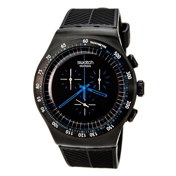 Watch Swatch Man Irony The Chrono in Steel YOB103 - YOB103